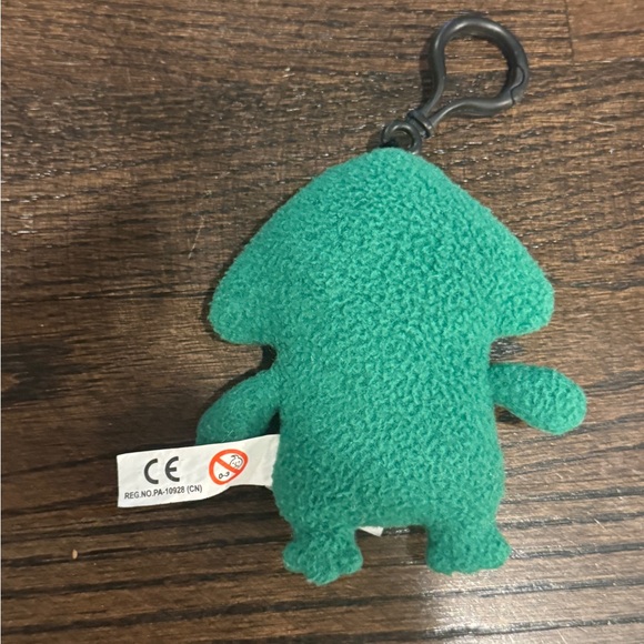 Ugly Doll Poiny Max Green Monster Keychain Plush - Picture 2 of 3
